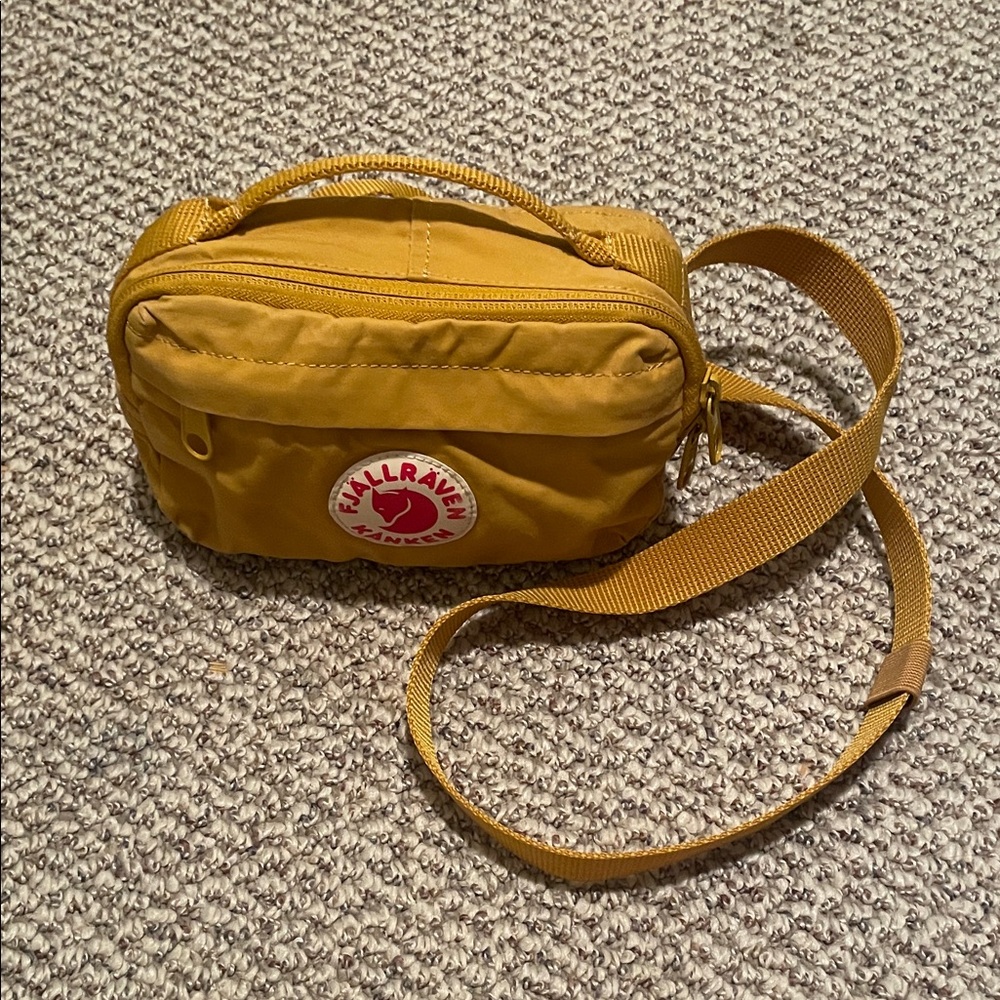 Fjallraven Crossbody Bag in Mustard Yellow